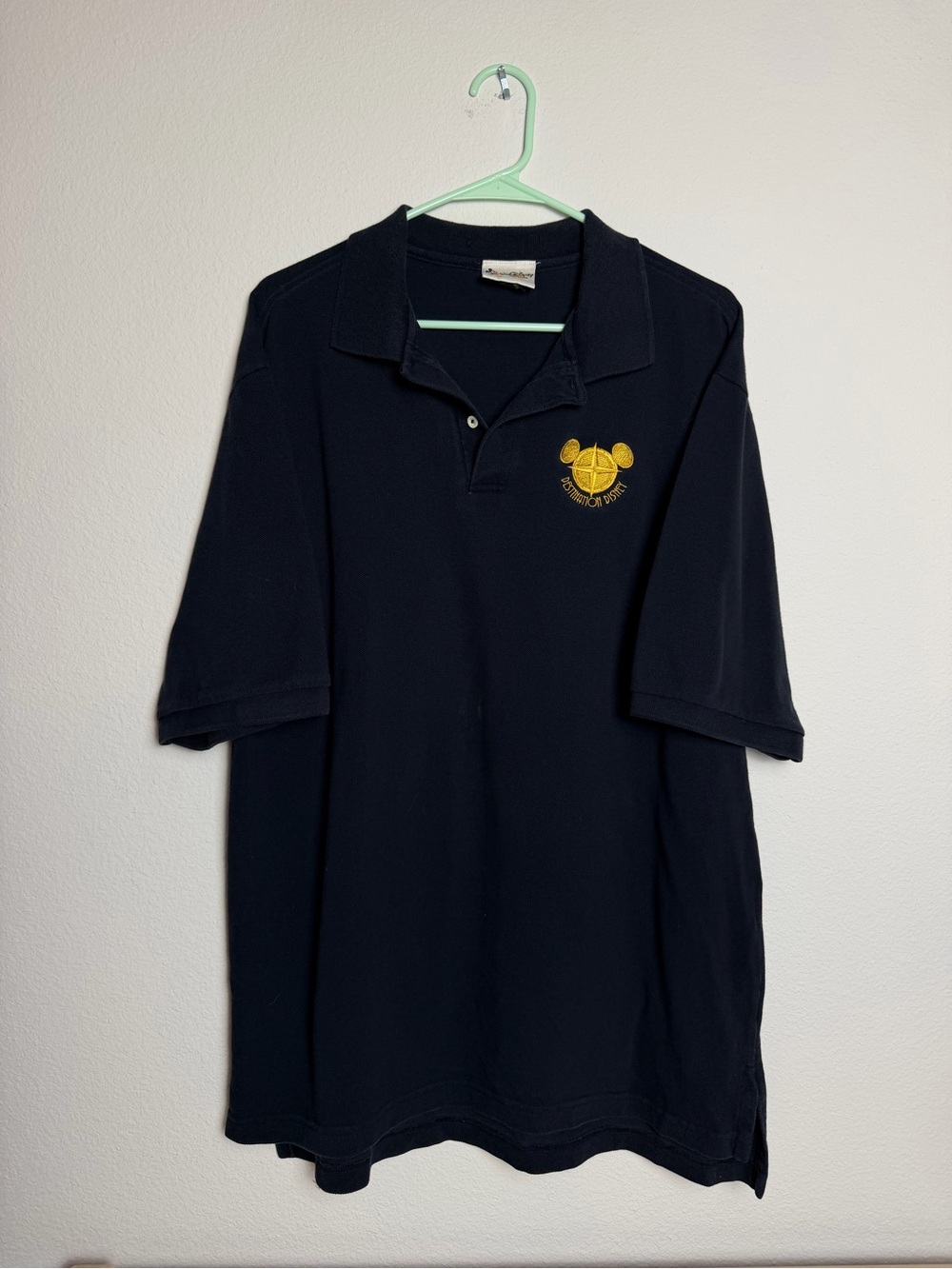 Disney world destination Disney polo black XL